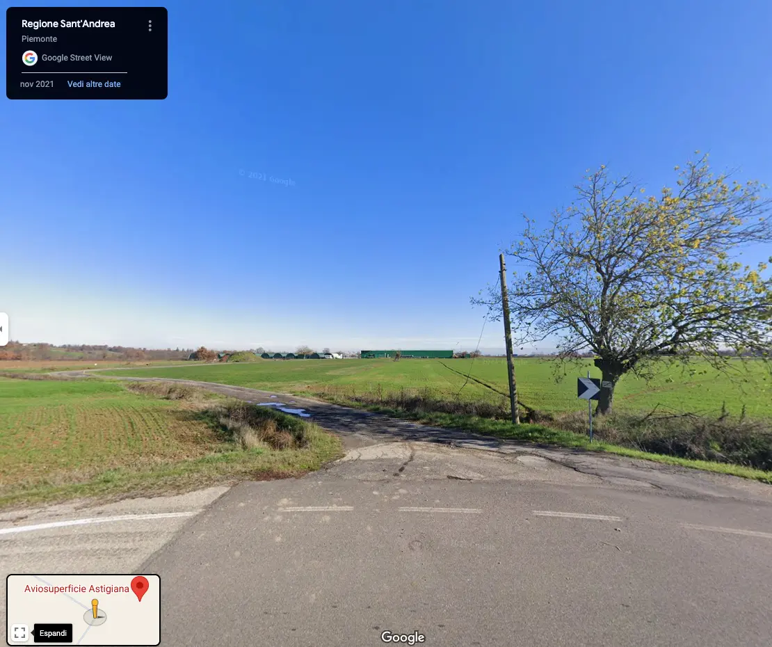 Aviosuperficie Astigiana Maps Google Street View